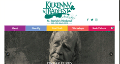 Desktop Screenshot of kilkennytradfest.com
