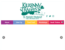 Tablet Screenshot of kilkennytradfest.com